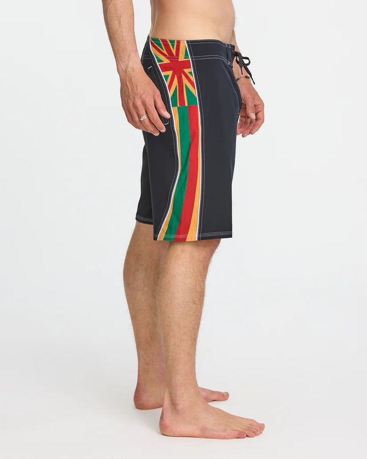 QUIKSILVER SURFSILK HI FLIGHT BOARDSHORT - BLACK