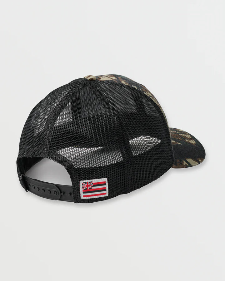 QUIKSILVER HI HUNTER TRUCKER HAT - CAMO