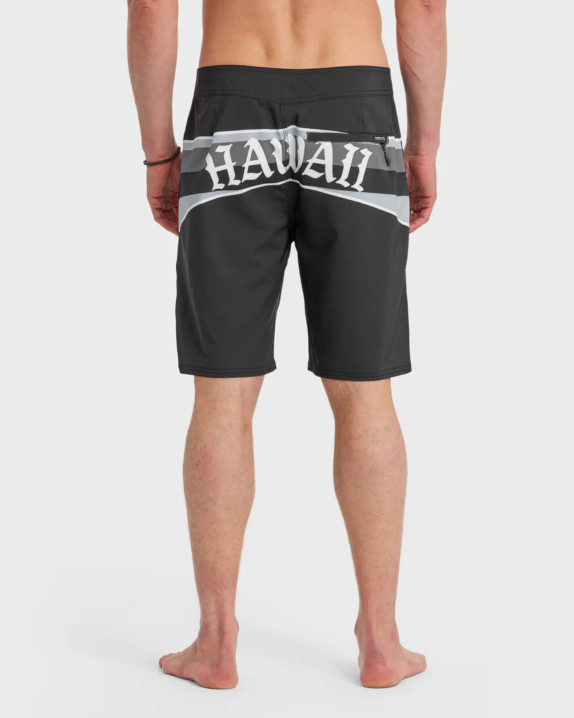 QUIKSILVER HI PANEL 20 BOARDSHORT - BLACK