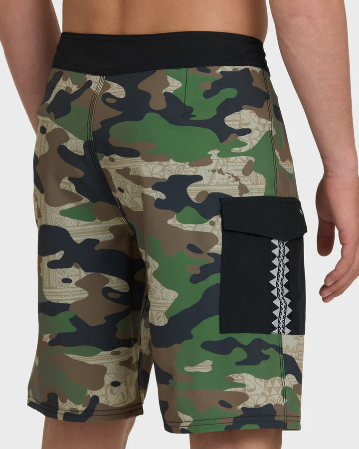 QUIKSILVER HI SIDEWIND 20" BOARDSHORT - CAMO (GRA0)