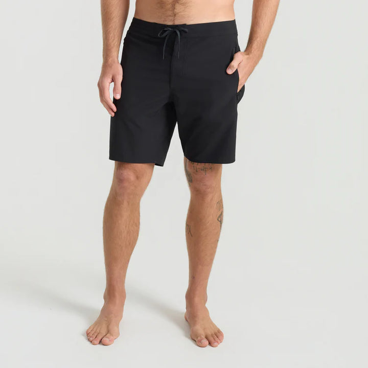 ROARK VENTURE HYBRID BOARDSHORT - BLACK