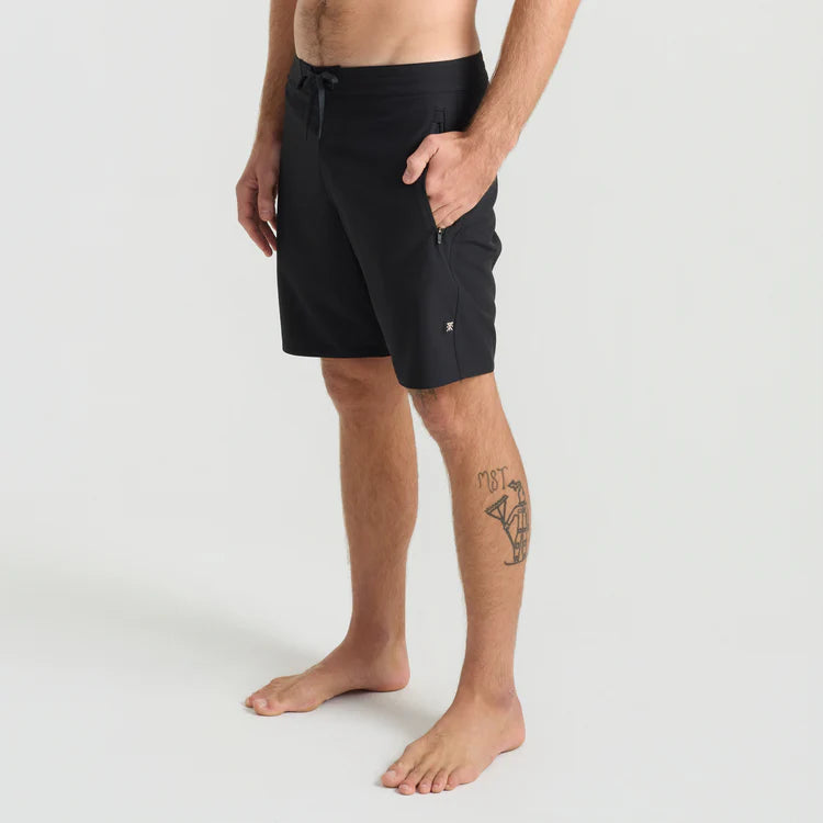 ROARK VENTURE HYBRID BOARDSHORT - BLACK