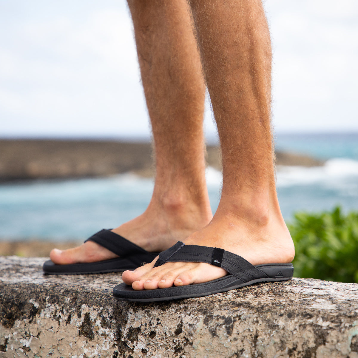 Reef high heel fashion flip flops