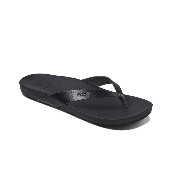 REEF CUSHION COURT WOMENS SANDAL - BLACK