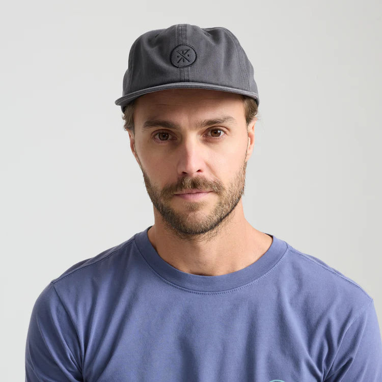 ROARK MADE TO FADE 6 PANEL STRAPBACK HAT - WASHED CHARCOAL (WCC)