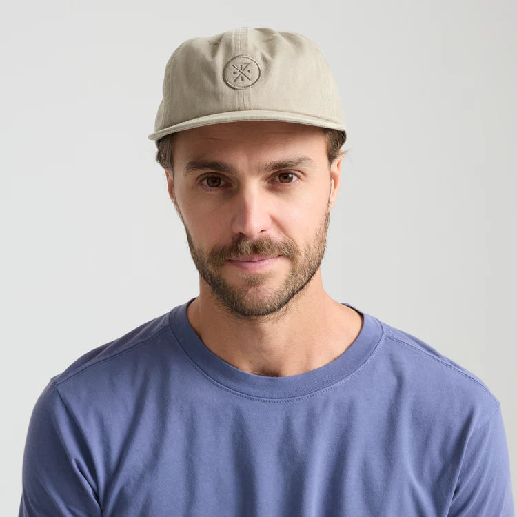 ROARK MADE TO FADE 6 PANEL STRAPBACK HAT - WASHED FOSSIL (WFS)