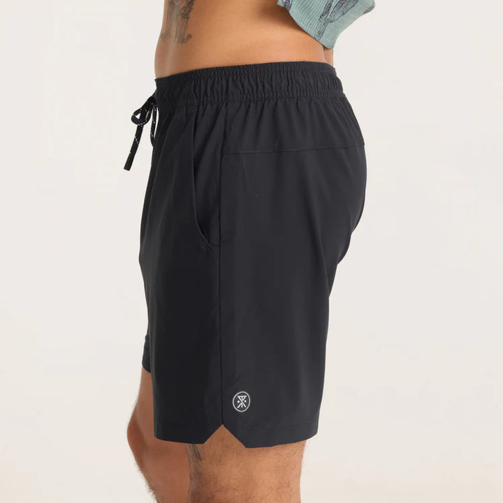 ROARK SERRANO 7" ACTIVE SHORTS - BLACK