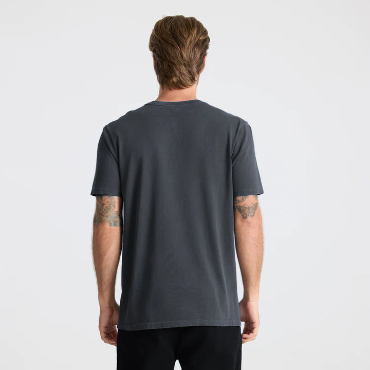 ROARK SAFECAMP EMBROIDERY TEE - CHARCOAL