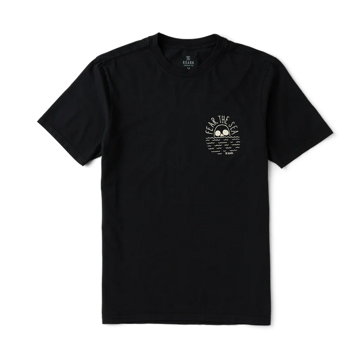 ROARK FEAR THE SEA TEE - BLACK