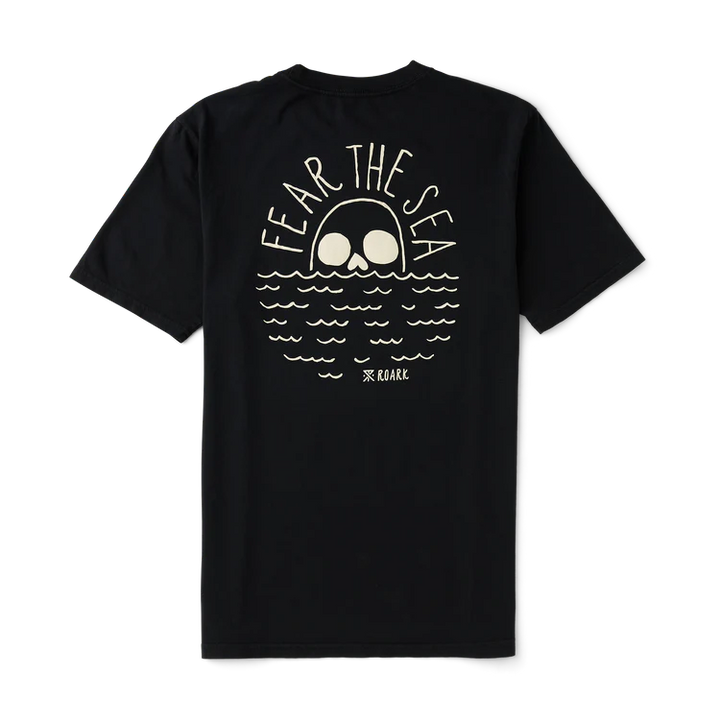 ROARK FEAR THE SEA TEE - BLACK