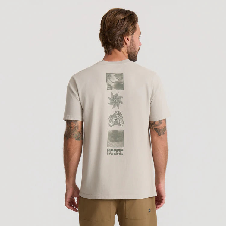 ROARK PHONOGRAPH TEE - FOSSIL (FSS)