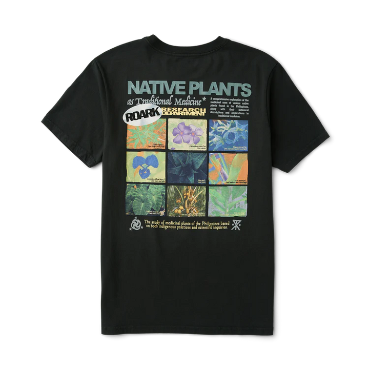 ROARK PLANT MEDICINE TEE - WASHED BLACK (WAB)