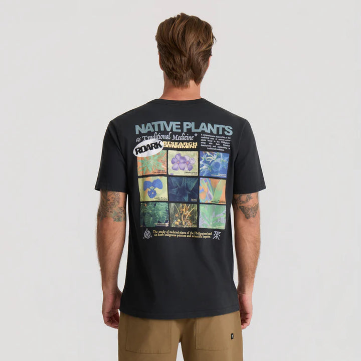 ROARK PLANT MEDICINE TEE - WASHED BLACK (WAB)