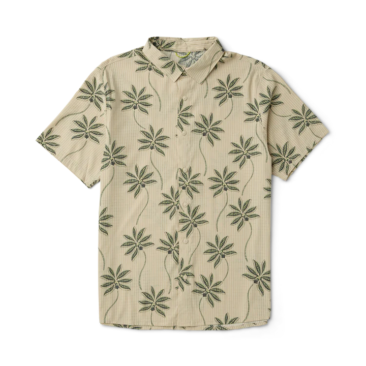ROARK BLESS UP WOVEN BUTTON DOWN SHIRT - FOSSILE (FSP)