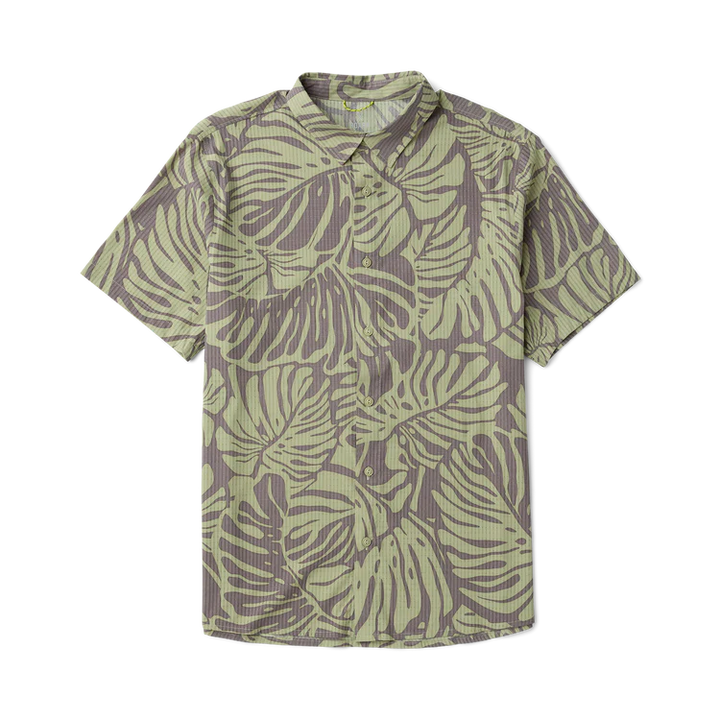 ROARK BLESS UP WOVEN BUTTON DOWN SHIRT- SHARK (SHK)