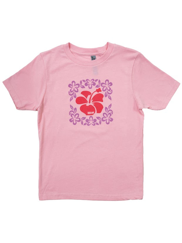 HIC RETRO GIRLS TEE - LIGHT PINK