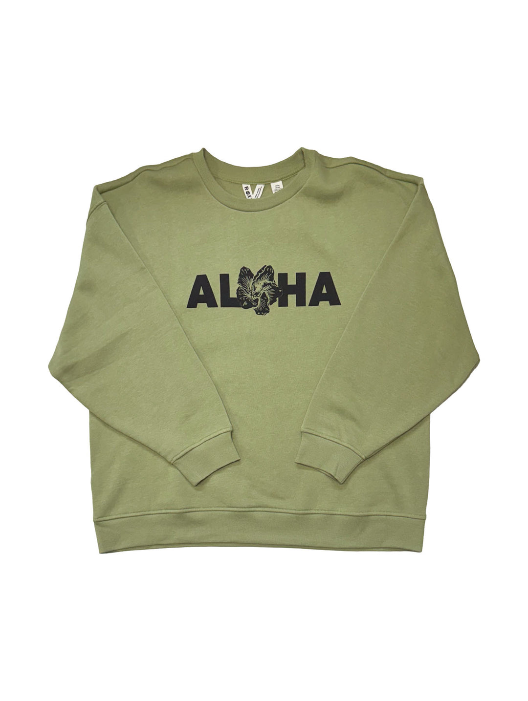 ROXY ALOHA HIBI MORNING HIKE FLEECE - SAGE (GSG)