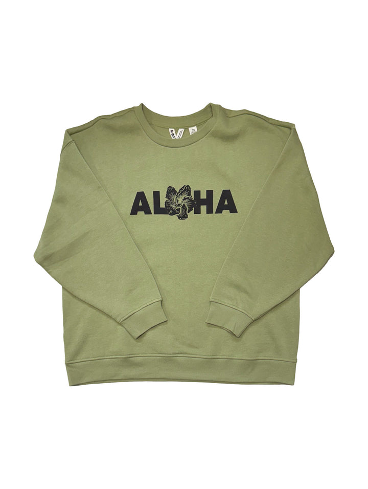 ROXY ALOHA HIBI MORNING HIKE FLEECE - SAGE (GSG)