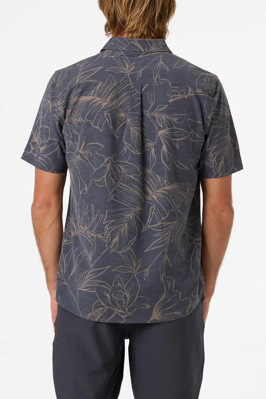 O'NEILL TRVLR UPF TRAVERSE HI BUTTON DOWN SHIRT - BLACK