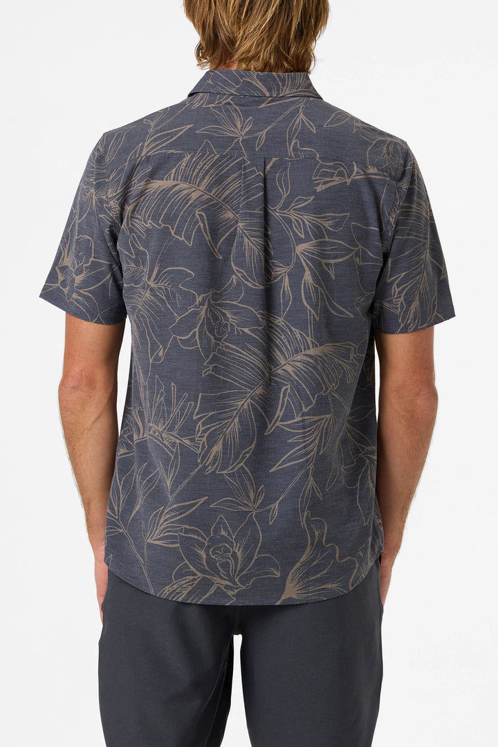 O'NEILL TRVLR UPF TRAVERSE HI BUTTON DOWN SHIRT - BLACK