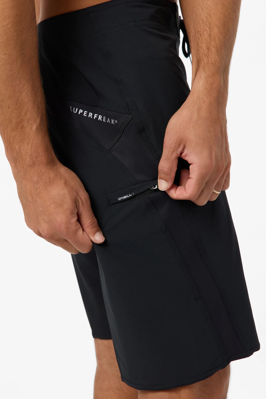 O'NEILL SUPERFREAK SOLID BOARDSHORT - BLACK