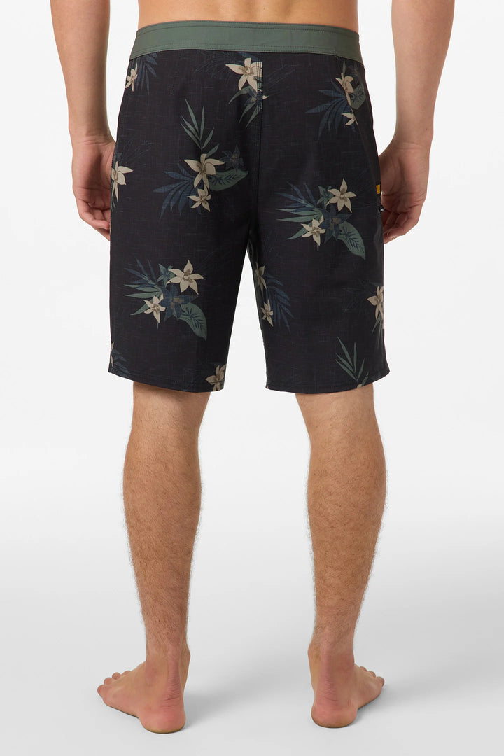O'NEILL HYPERFREAK HEAT HAWAII 20" BOARDSHORT - BLACK