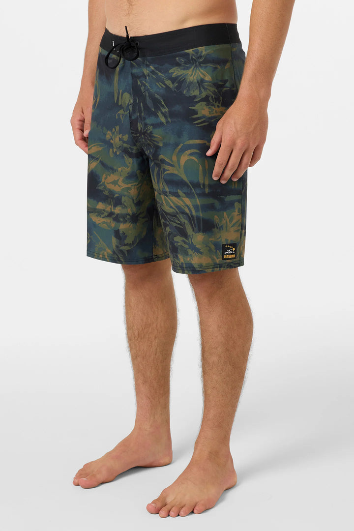 O'NEILL HYPERFREAK HEAT SOLID 20" HAWAII BOARDSHORT - CAMO