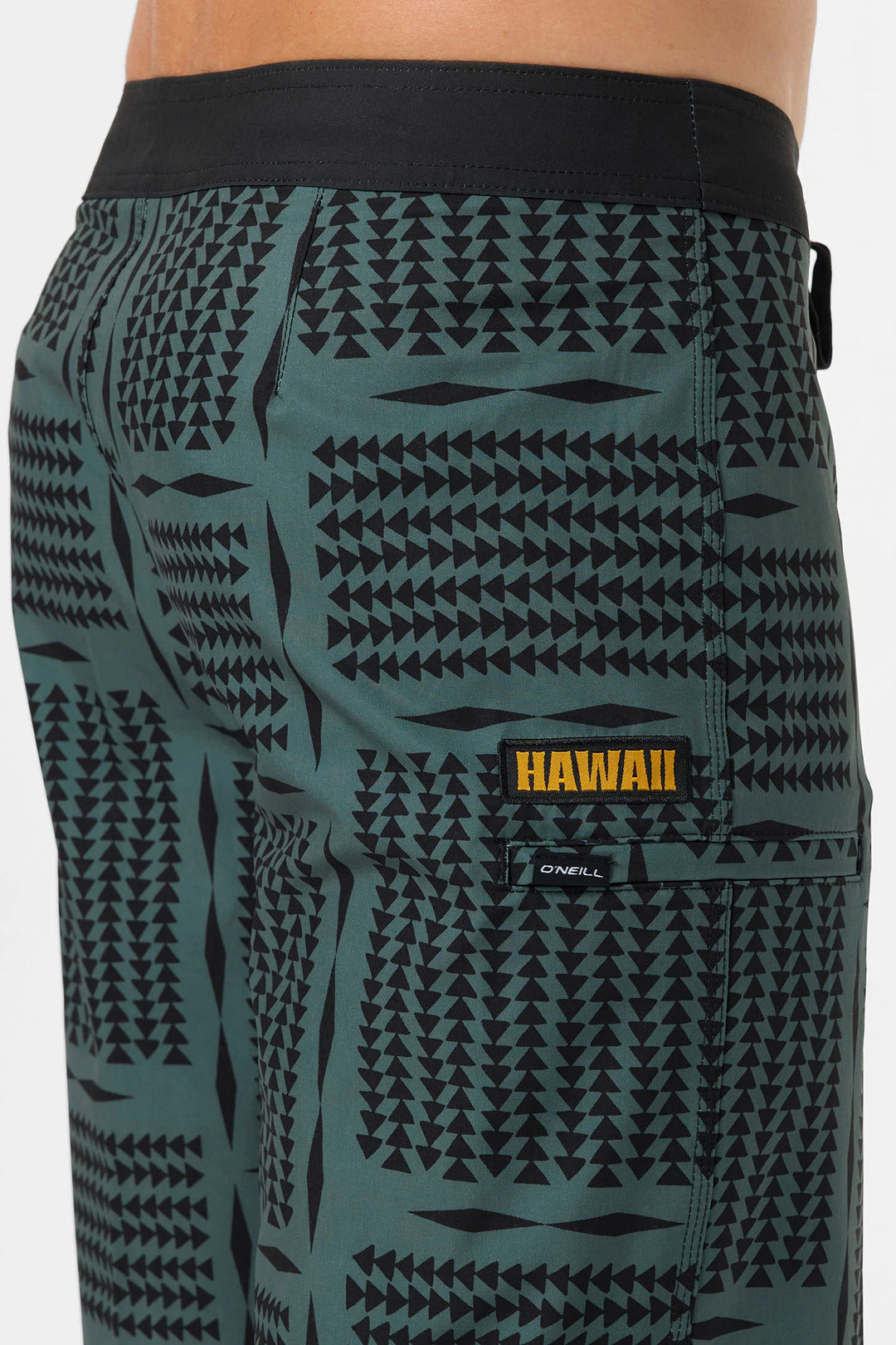 O'NEILL HYPERFREAK HEAT SOLID 20" HAWAII BOARDSHORT - HUNTER GREEN (HUG)