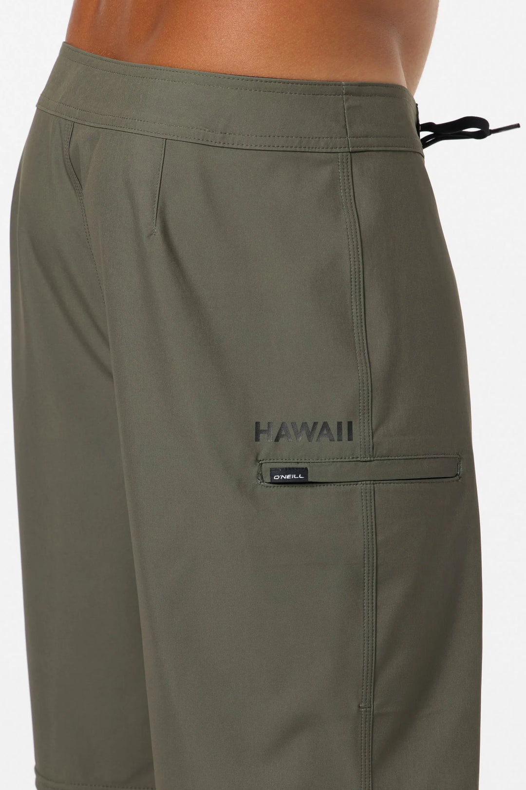 O'NEILL HYPERFREAK HEAT SOLID HAWAII BOARDSHORT - ARMY