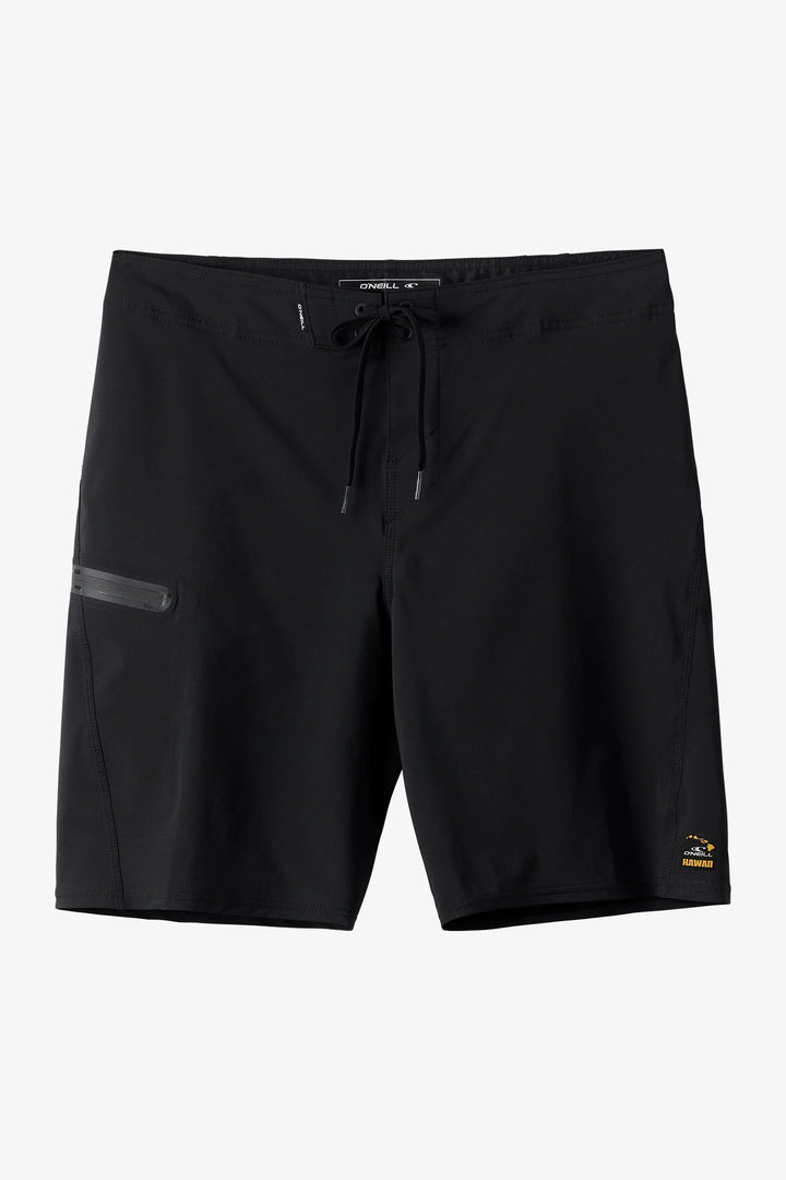 ONEILL HYPERFREAK TECH HAWAII 19" BOARDSHORT - BLACK