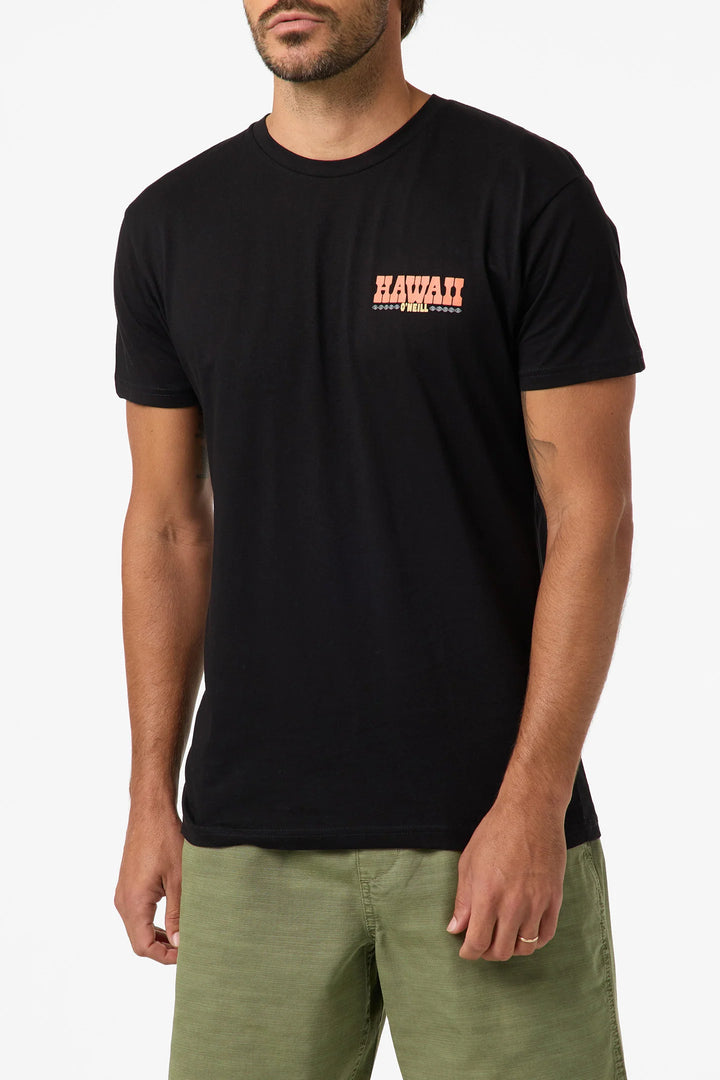 O'NEILL HAWAII KING CLASSIC TEE - BLACK
