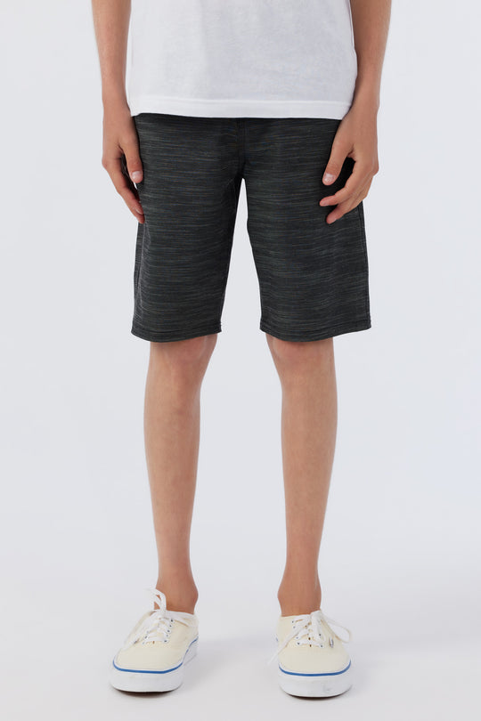 O'NEILL RESERVE SLUB 18" BOYS WALKSHORT - BLACK