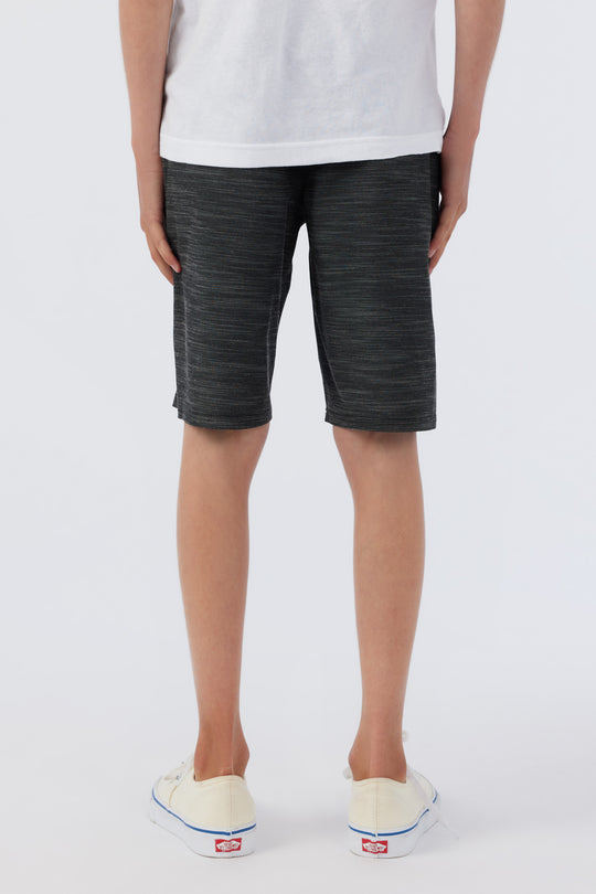 O'NEILL RESERVE SLUB 18" BOYS WALKSHORT - BLACK