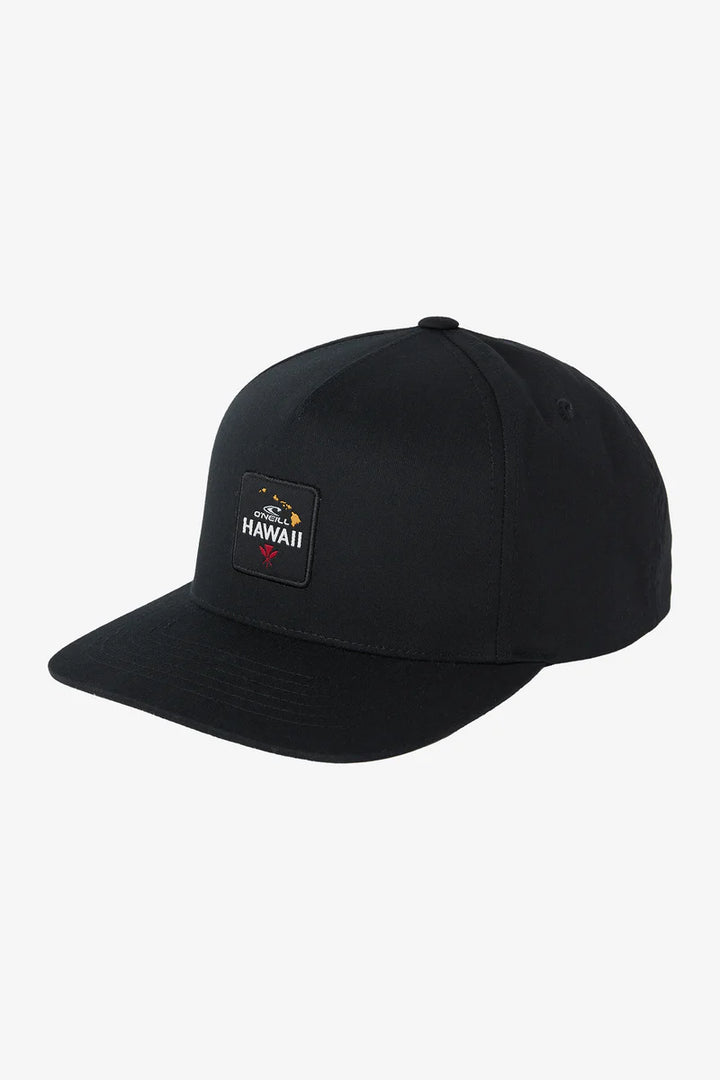 O'NEILL ALOHA LIFE MENS SNAP BACK - BLACK