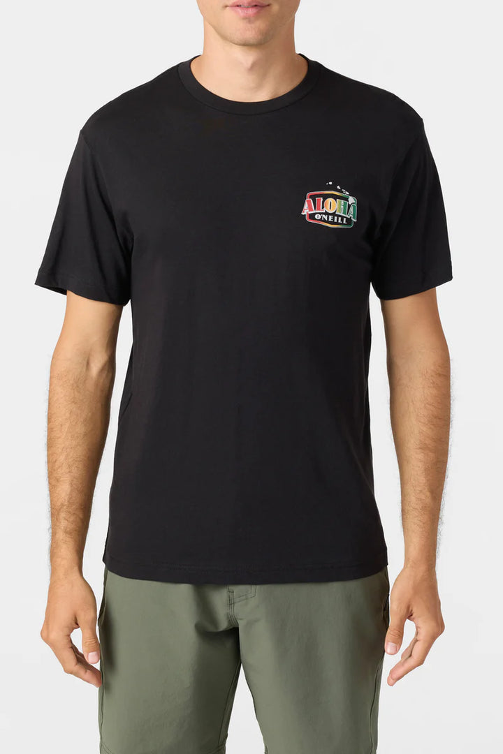 O'NEILL PALMS STANDARD FIT TEE - BLACK