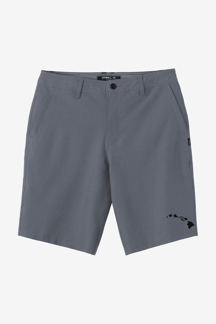 O'NEILL RESERVE SOLID HAWAII 20 HYBRID SHORT - GRAY