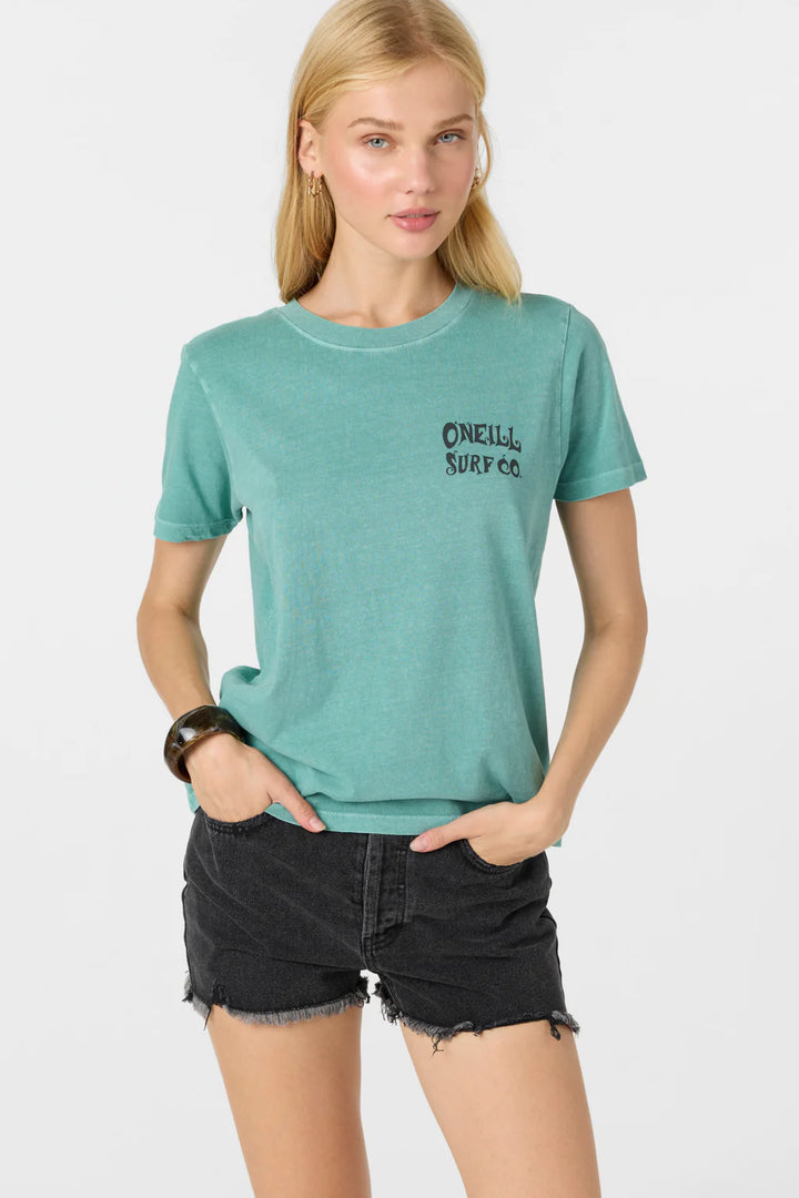 O'NEILL SEASPRAY WOMENS SLOUCH TEE - OIL BLUE