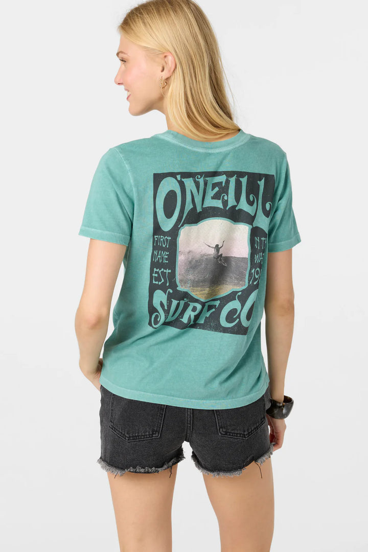 O'NEILL SEASPRAY WOMENS SLOUCH TEE - OIL BLUE