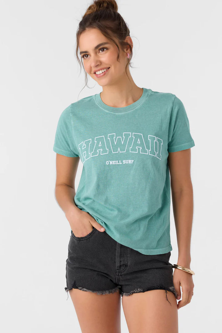 O'NEILL HAWAII CRUISER WOMENS TEE - OIL BLUE