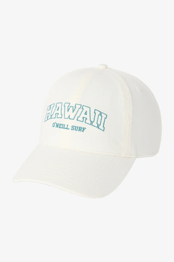 O'NEILL IRVING HAWAII WOMENS DAD HAT - WHITE