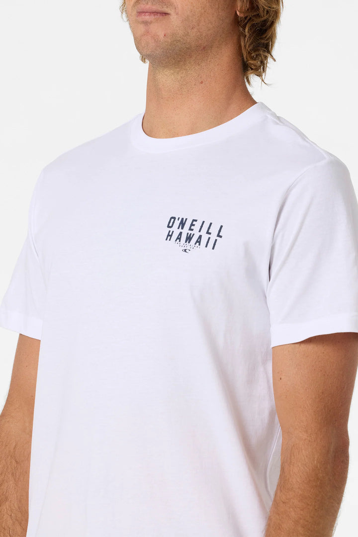 O'NEILL MARLIN HAWAII CLASSIC TEE - WHITE