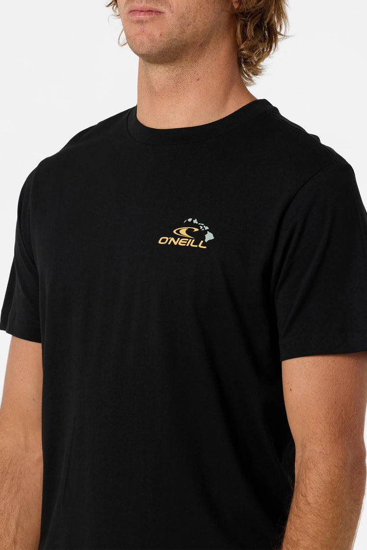 O'NEILL SQUARE UP HAWAII CLASSIC TEE - BLACK