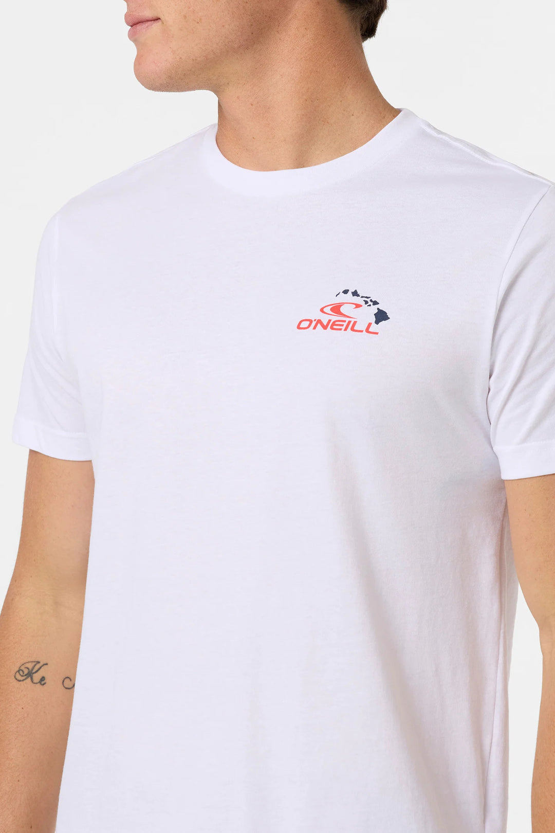O'NEILL SQUARE UP HAWAII CLASSIC TEE - WHITE