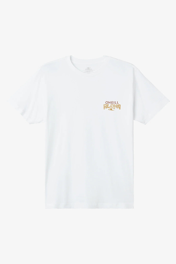 O'NEILL ALOHA HAWAII CLASSIC TEE - WHITE