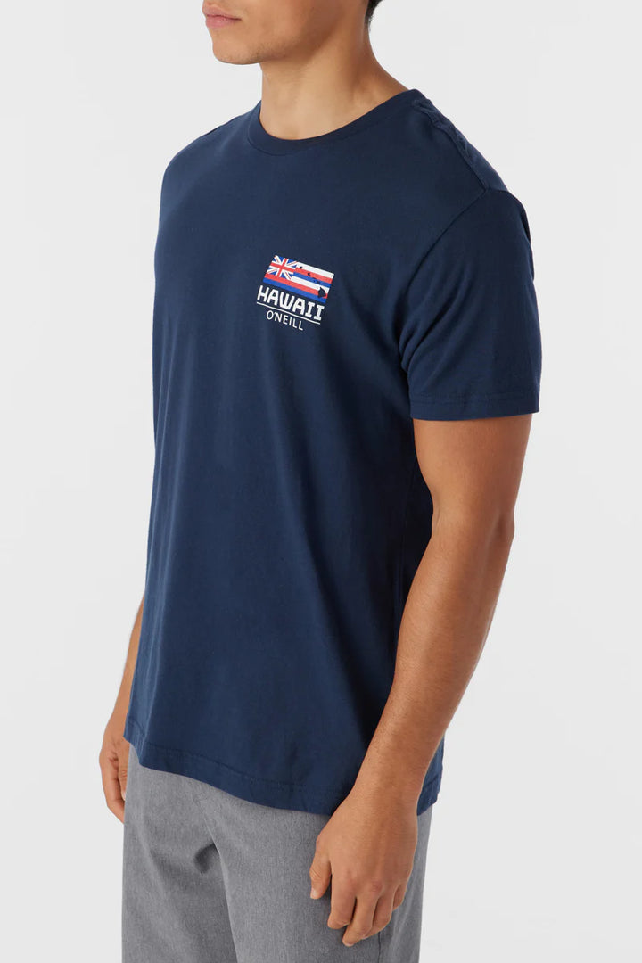 O'NEILL FOUNDATION TEE - NAVY BLUE