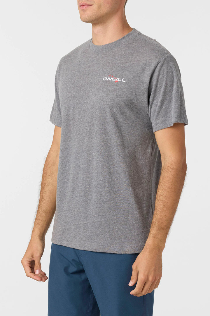 O'NEILL THE PEOPLES LAND TEE - HEATHER GRAY