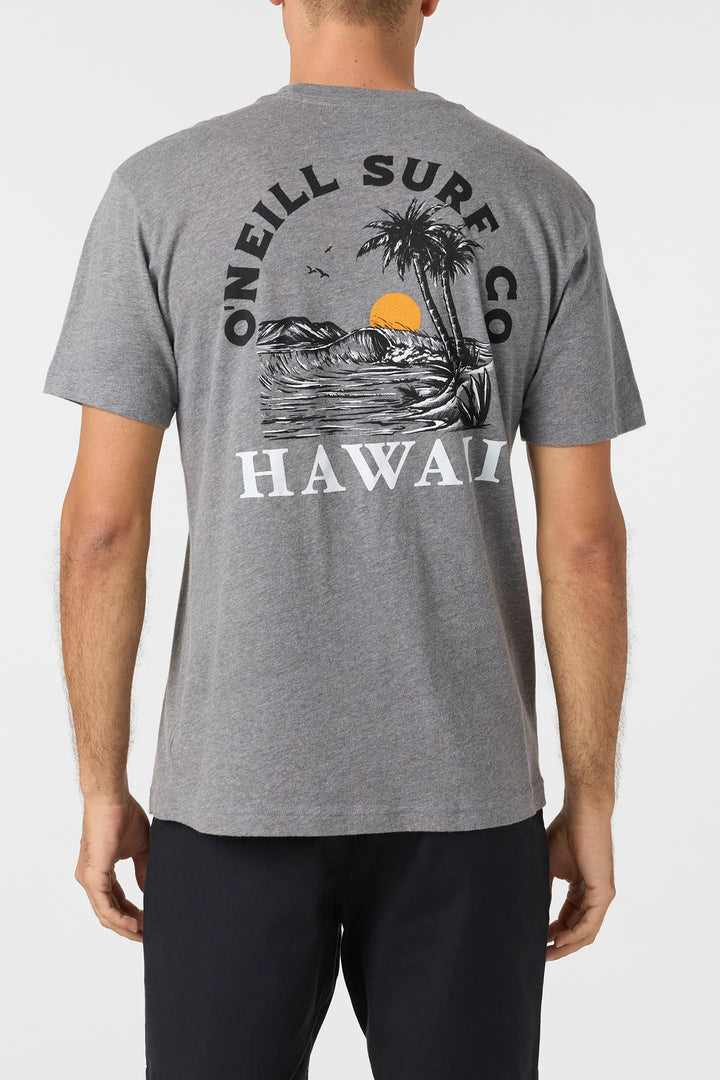 O'NEILL SEAVIEW TEE - HEATHER GRAY