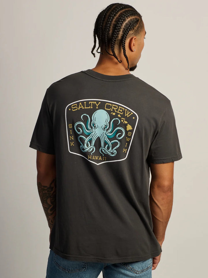 SALTY CREW HI TAKO CLUB TEE - BLACK