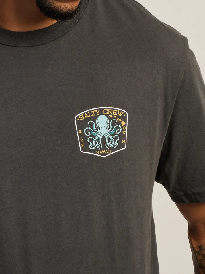 SALTY CREW HI TAKO CLUB TEE - BLACK