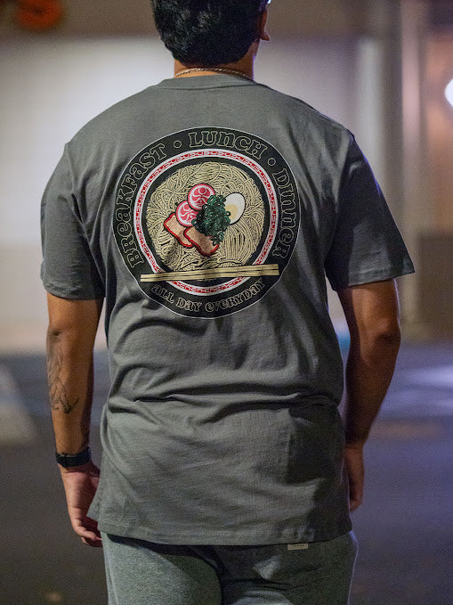 HIC SAIMIN ALL DAY 2.0 TEE - CHARCOAL
